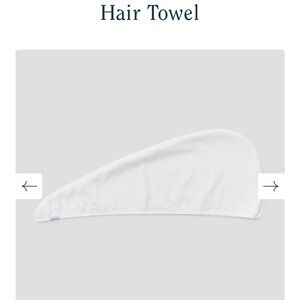 White towel with White Wave Hair Towel by Weezie